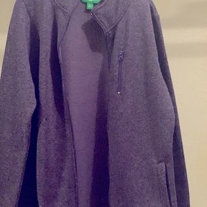 Lavender & Dark Purple Sweater with Jacket size XL